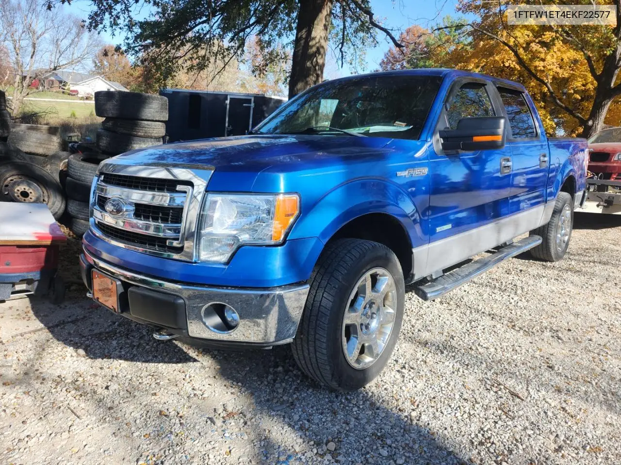 1FTFW1ET4EKF22577 2014 Ford F150 Supercrew