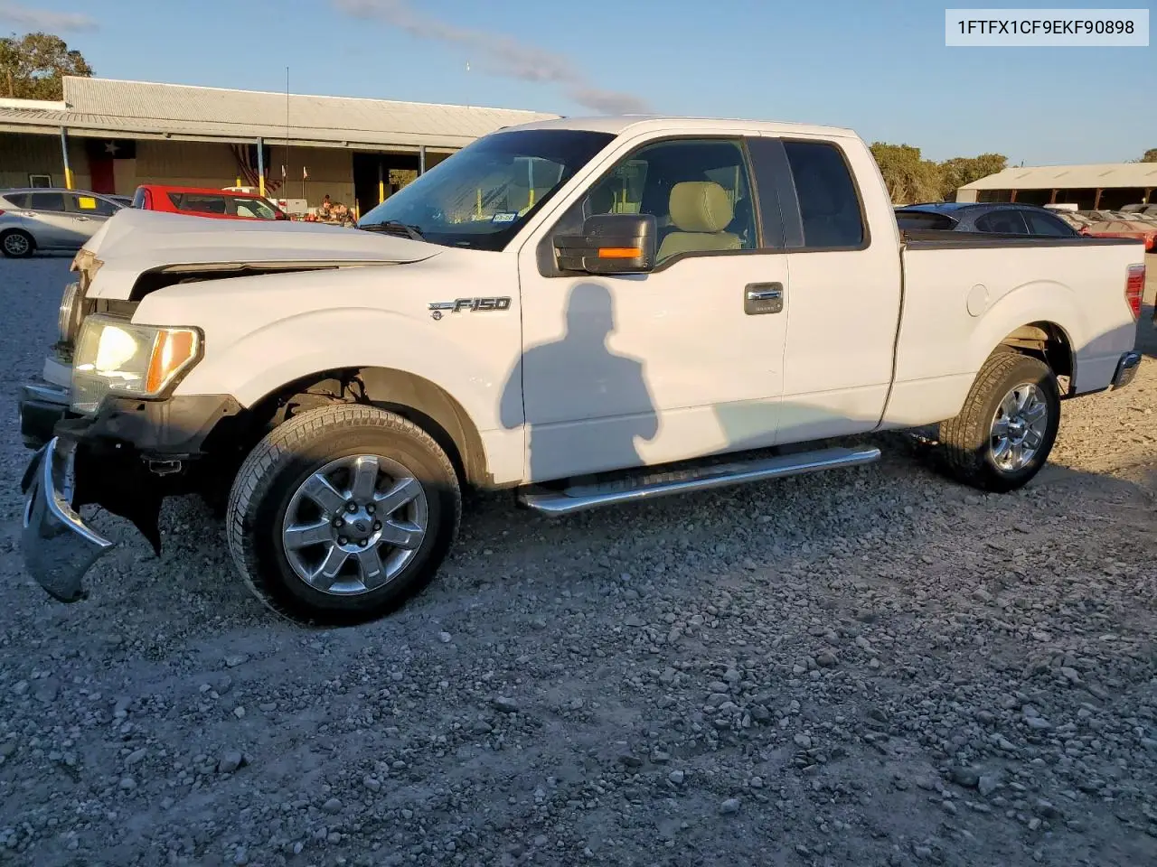 1FTFX1CF9EKF90898 2014 Ford F150 Super Cab