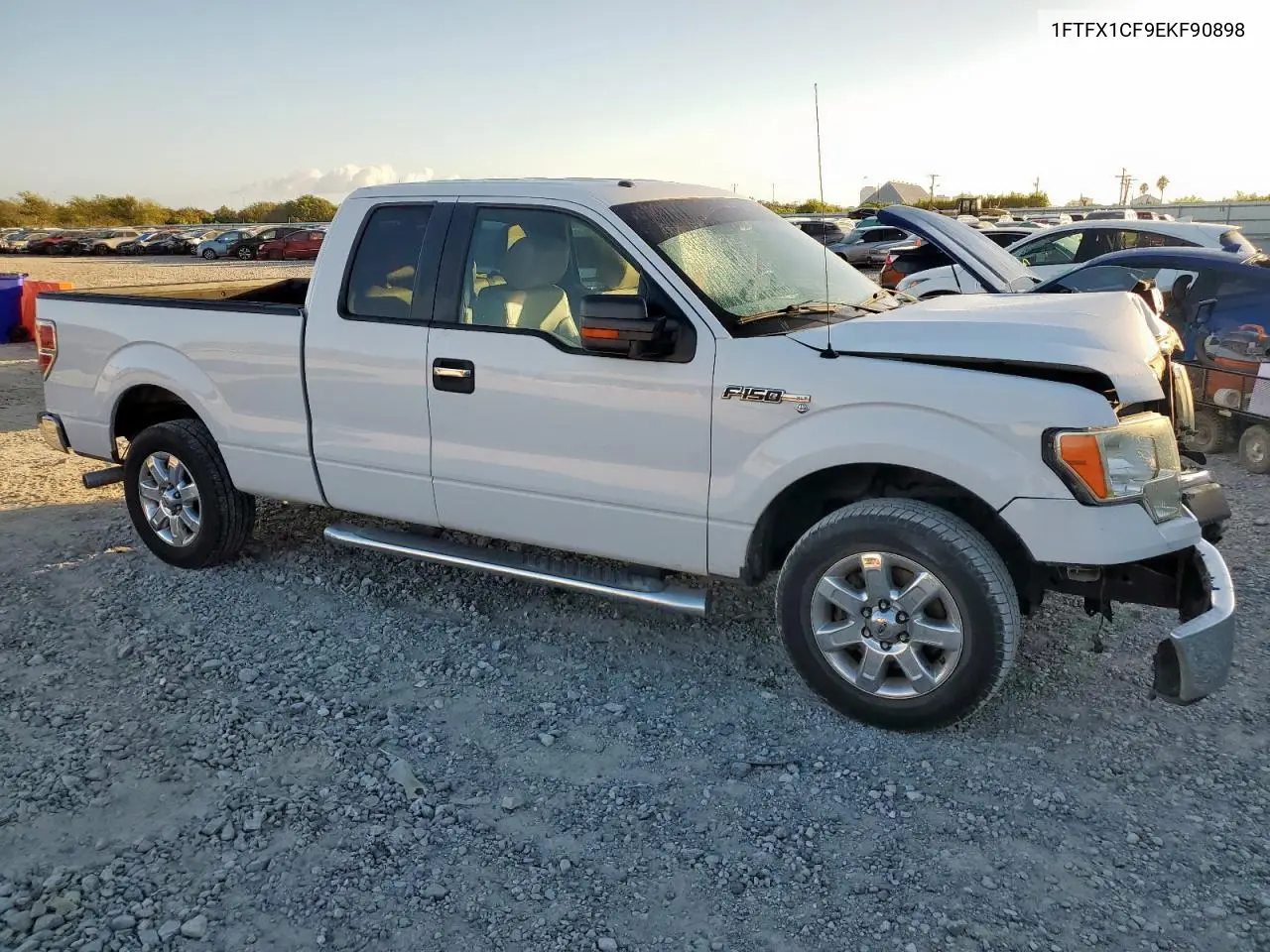 1FTFX1CF9EKF90898 2014 Ford F150 Super Cab