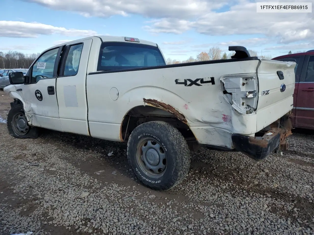 1FTFX1EF4EFB86915 2014 Ford F150 Super Cab