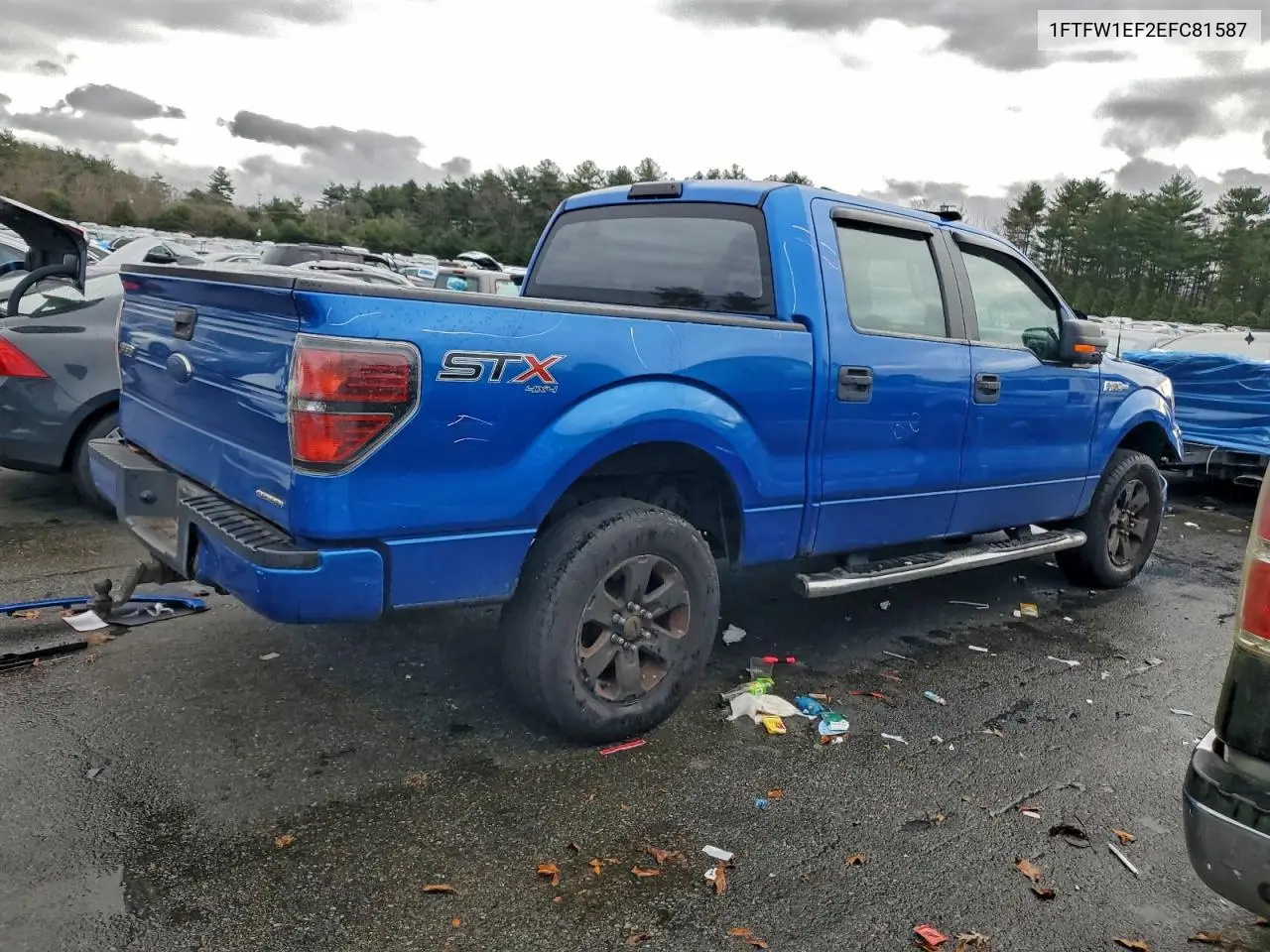 1FTFW1EF2EFC81587 2014 Ford F150 Supercrew