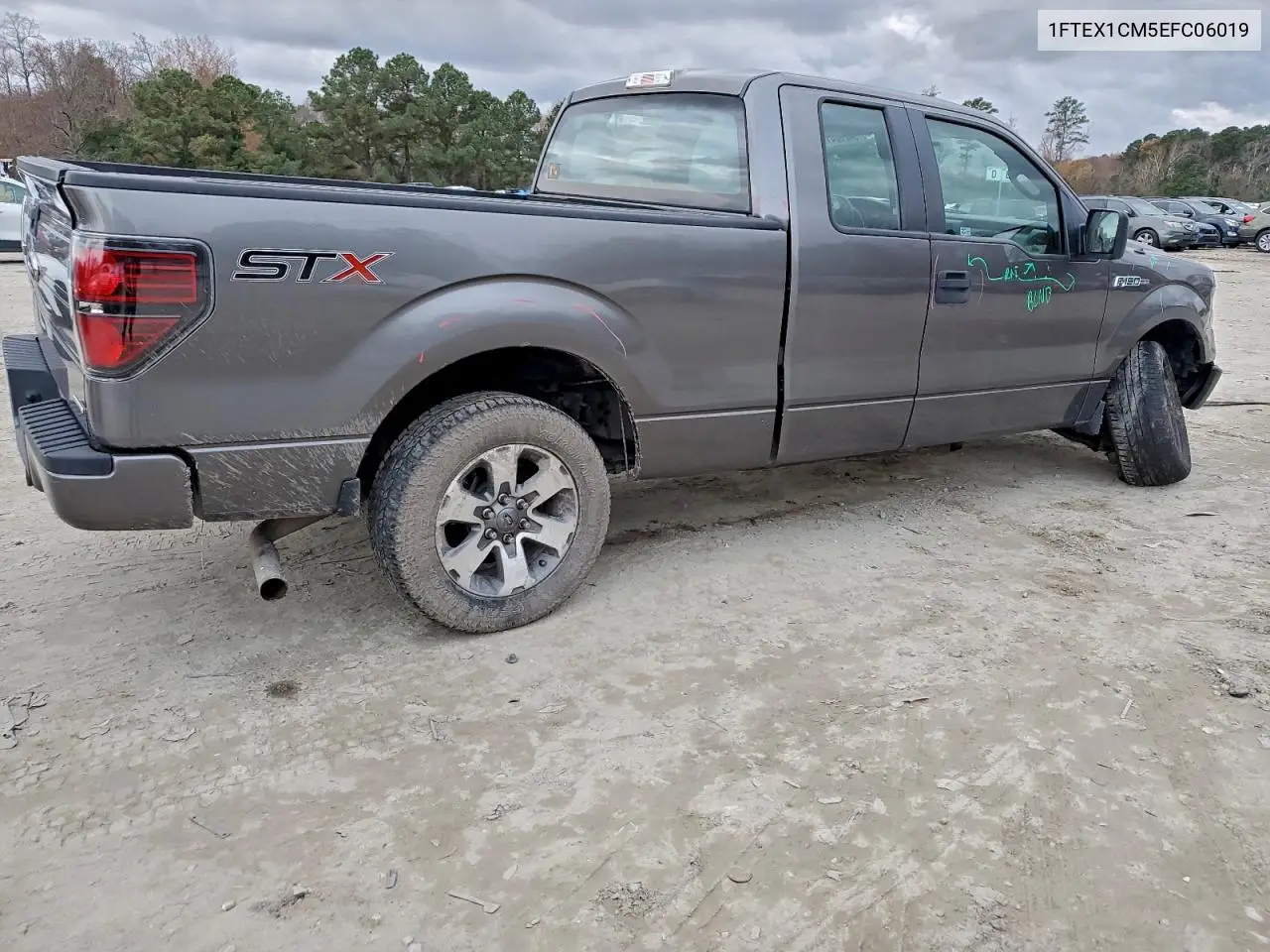 1FTEX1CM5EFC06019 2014 Ford F150 Super Cab