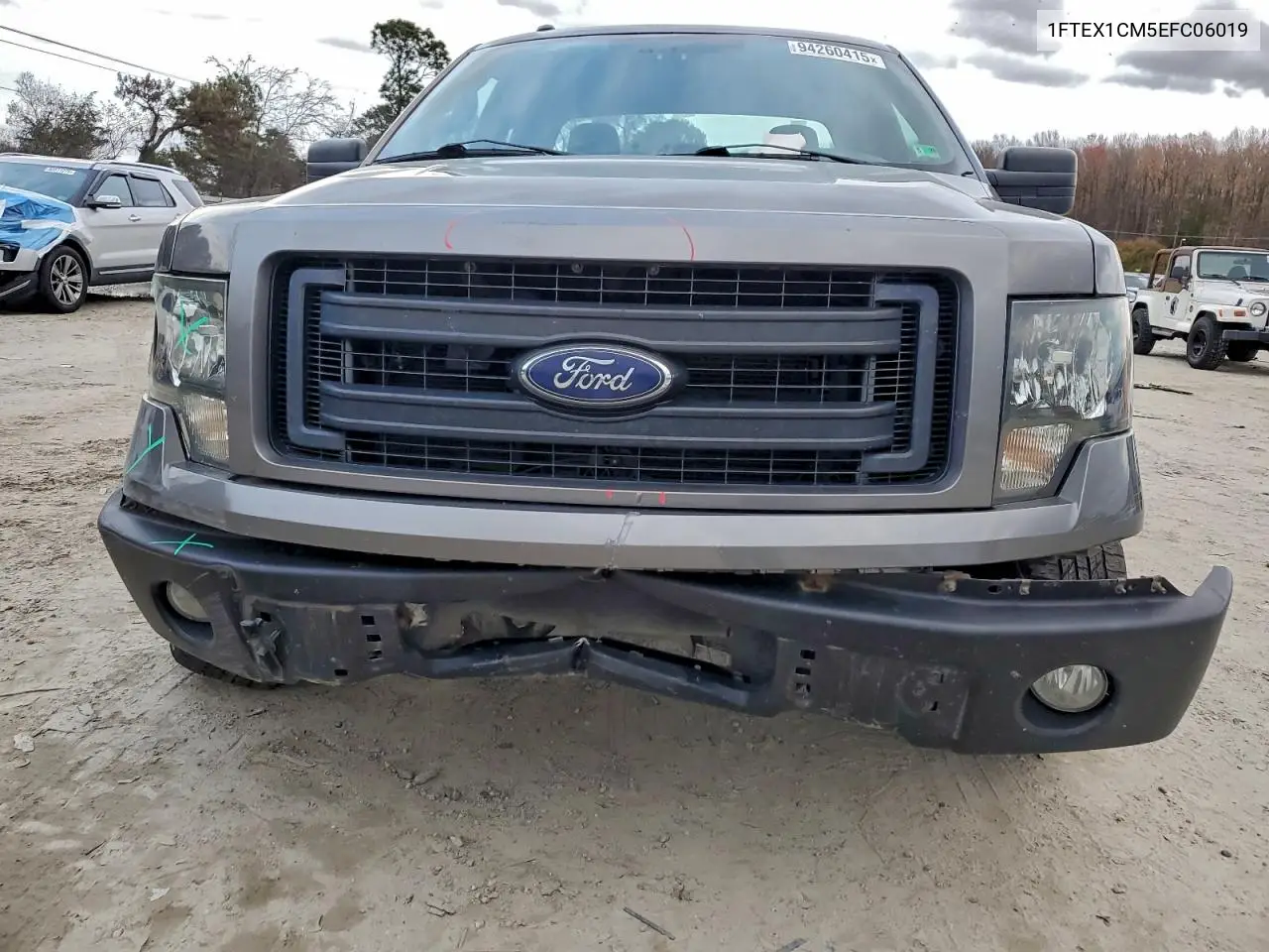 1FTEX1CM5EFC06019 2014 Ford F150 Super Cab