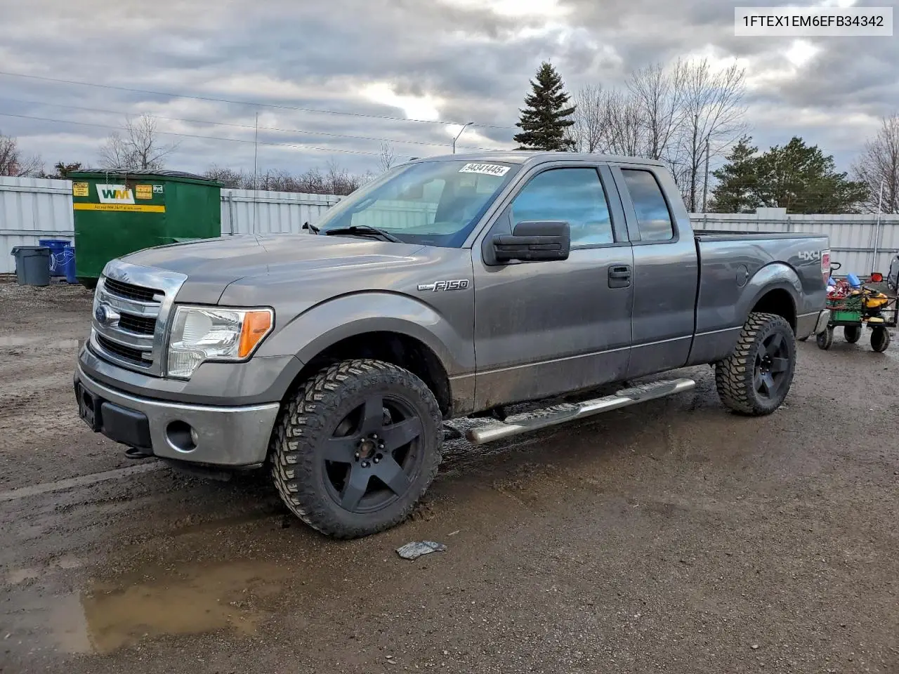 1FTEX1EM6EFB34342 2014 Ford F150 Super Cab