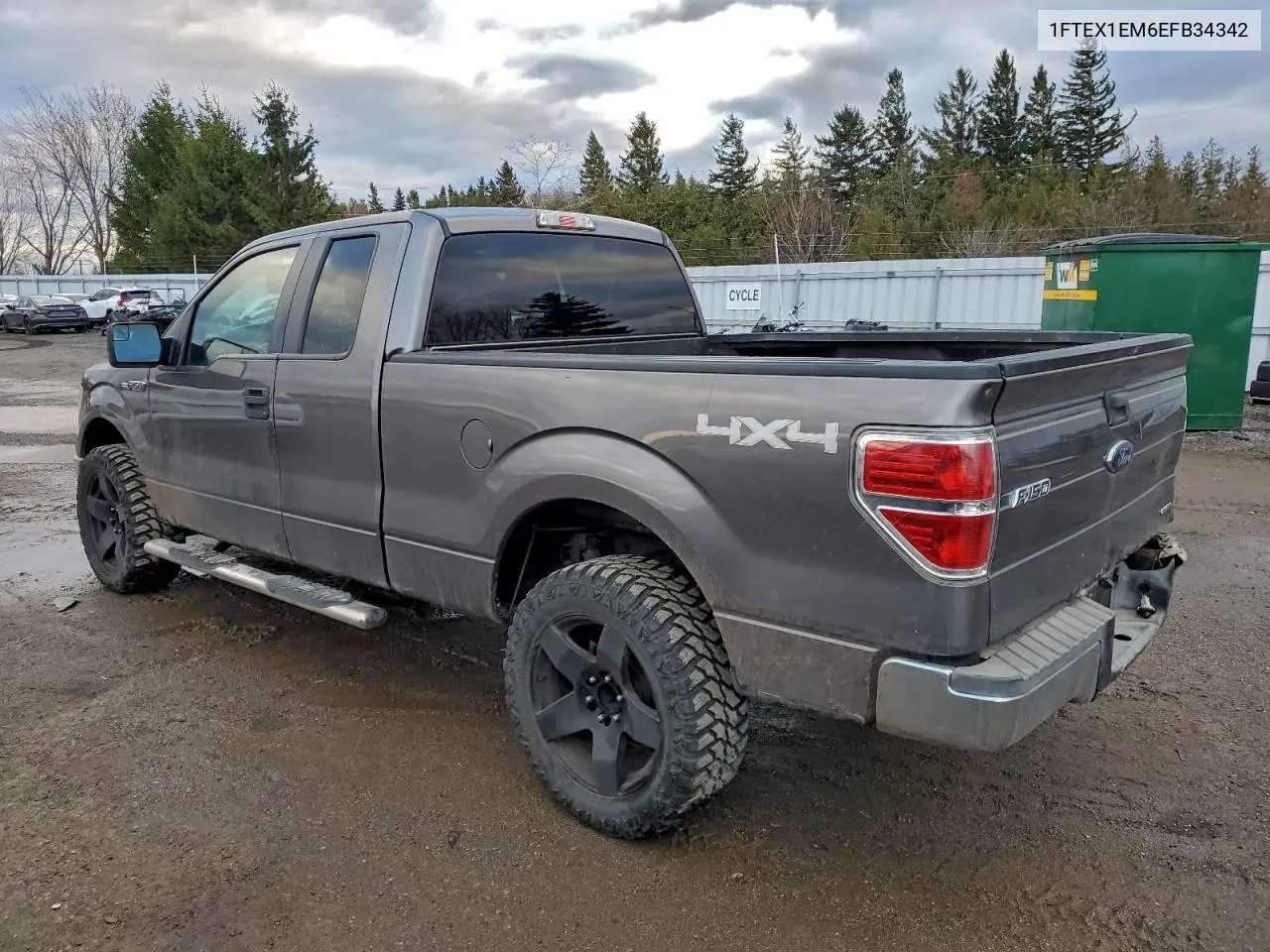 1FTEX1EM6EFB34342 2014 Ford F150 Super Cab