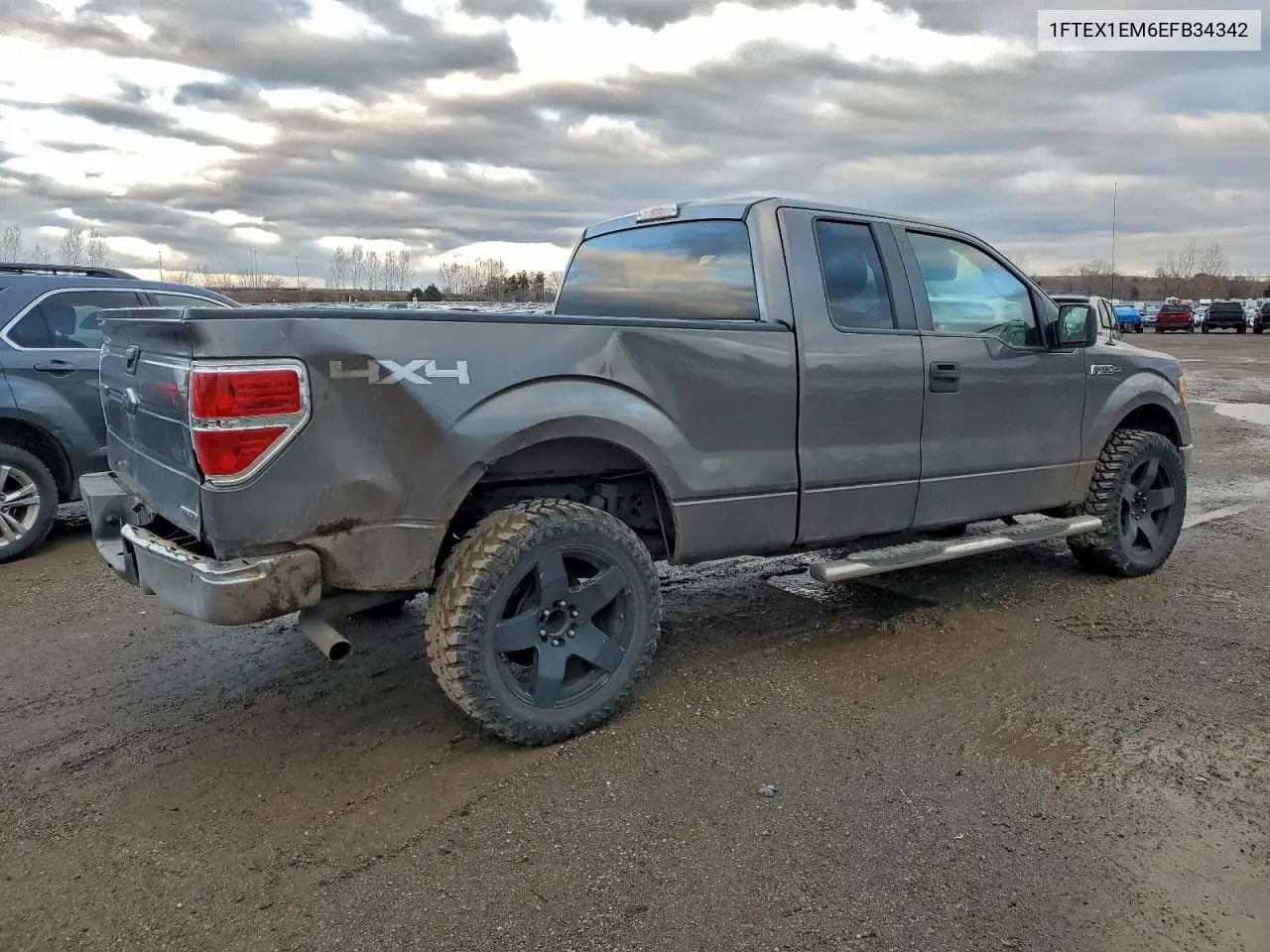 1FTEX1EM6EFB34342 2014 Ford F150 Super Cab