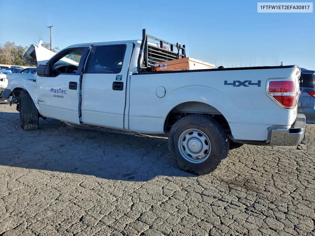1FTFW1ET2EFA30817 2014 Ford F150 Supercrew