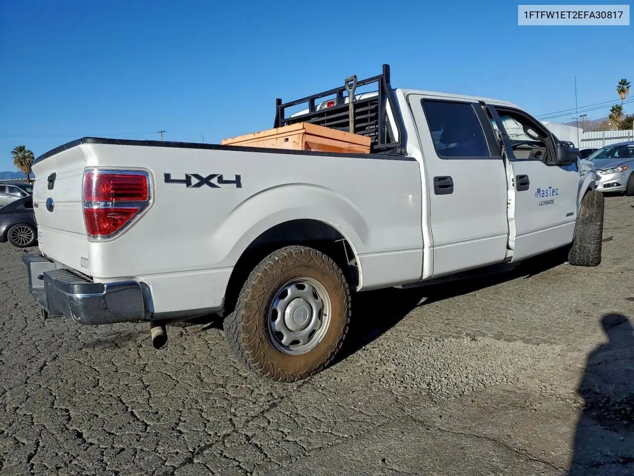 1FTFW1ET2EFA30817 2014 Ford F150 Supercrew