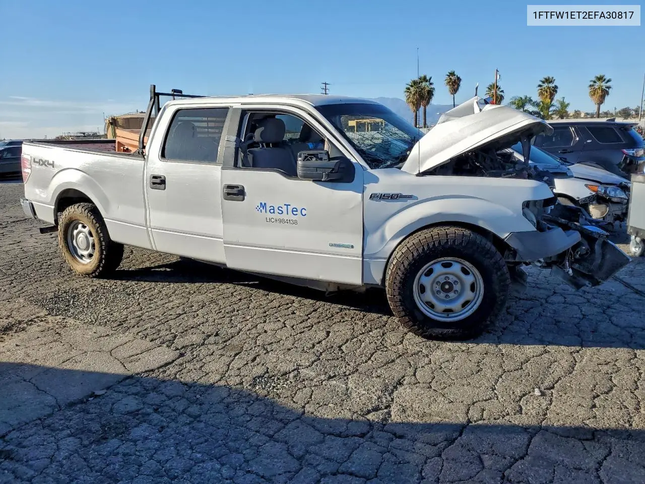 1FTFW1ET2EFA30817 2014 Ford F150 Supercrew