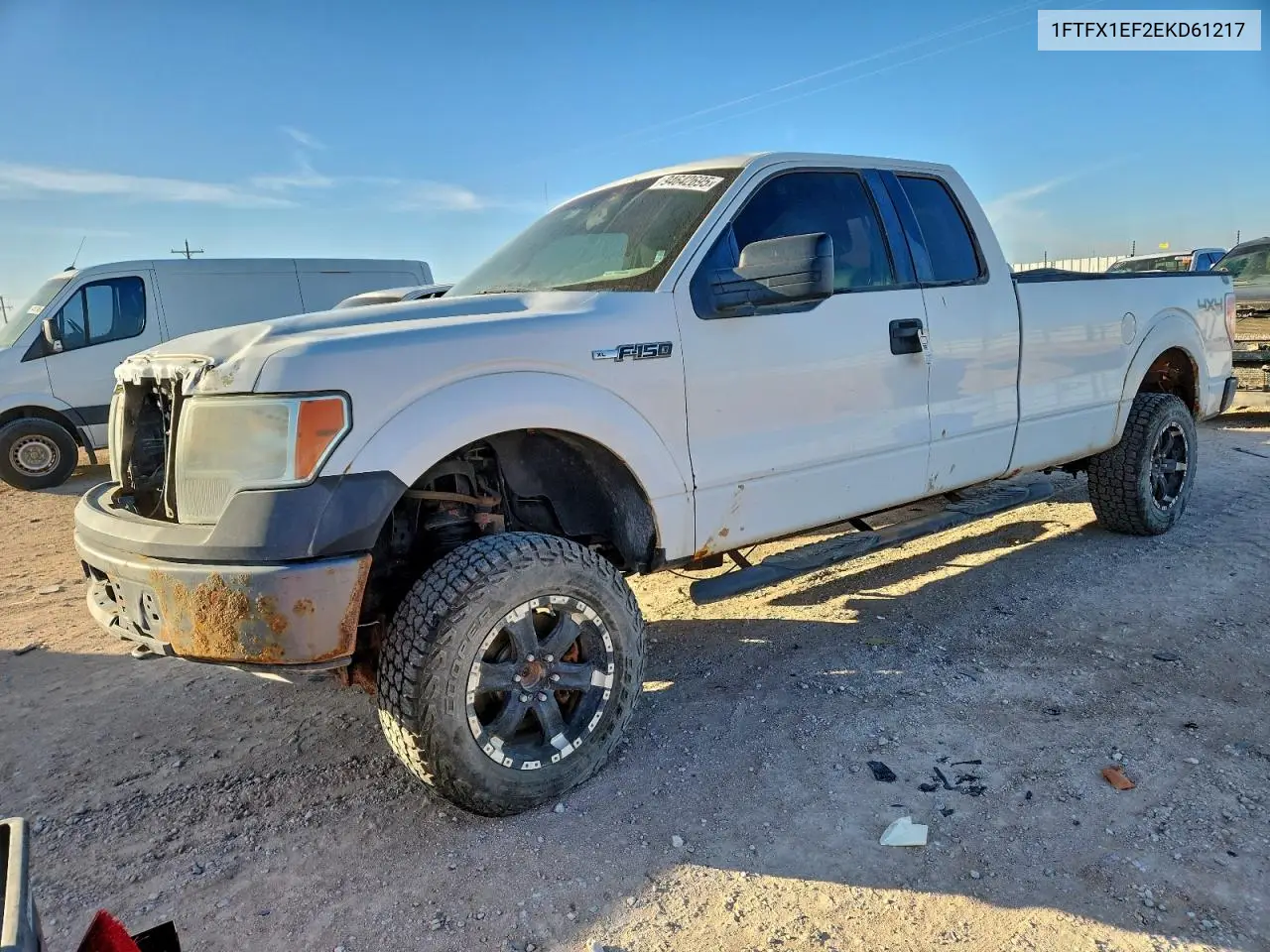 1FTFX1EF2EKD61217 2014 Ford F150 Super Cab