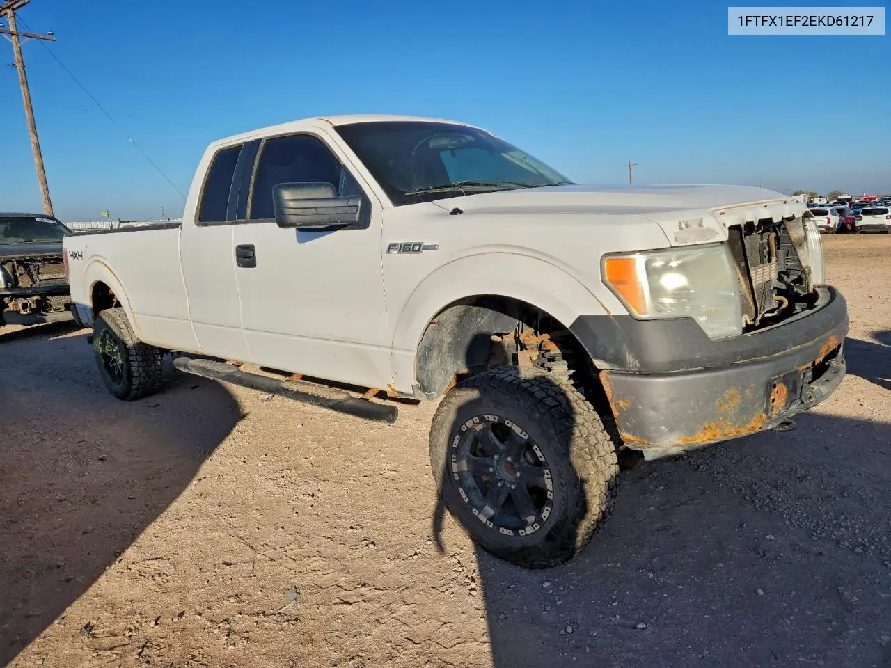 1FTFX1EF2EKD61217 2014 Ford F150 Super Cab