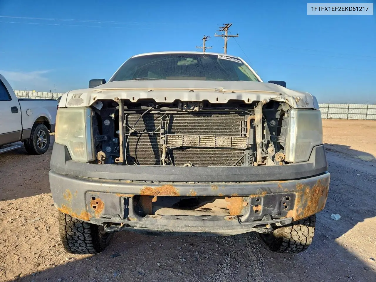 1FTFX1EF2EKD61217 2014 Ford F150 Super Cab