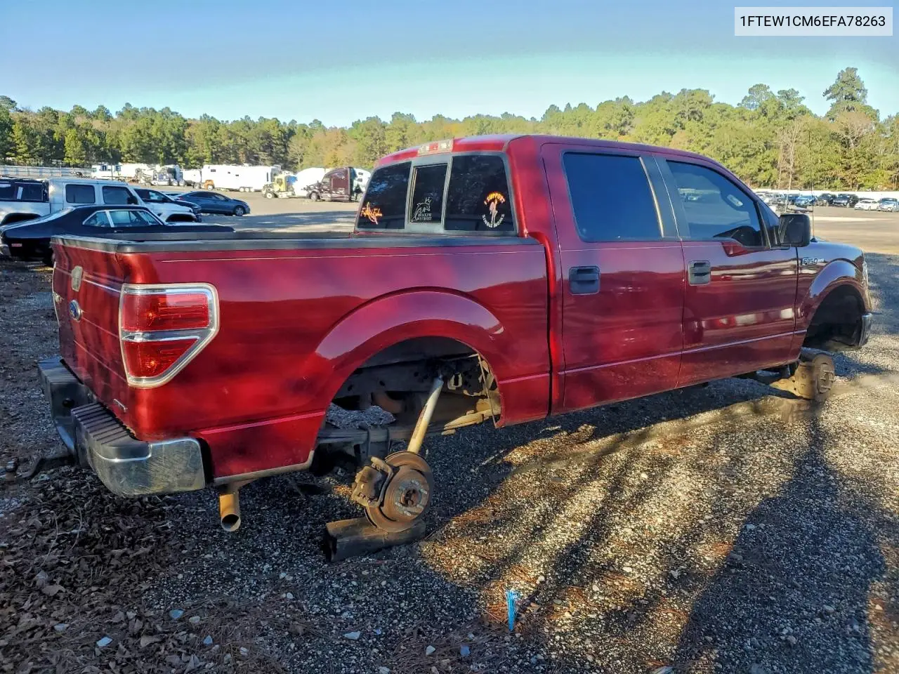 1FTEW1CM6EFA78263 2014 Ford F150 Supercrew