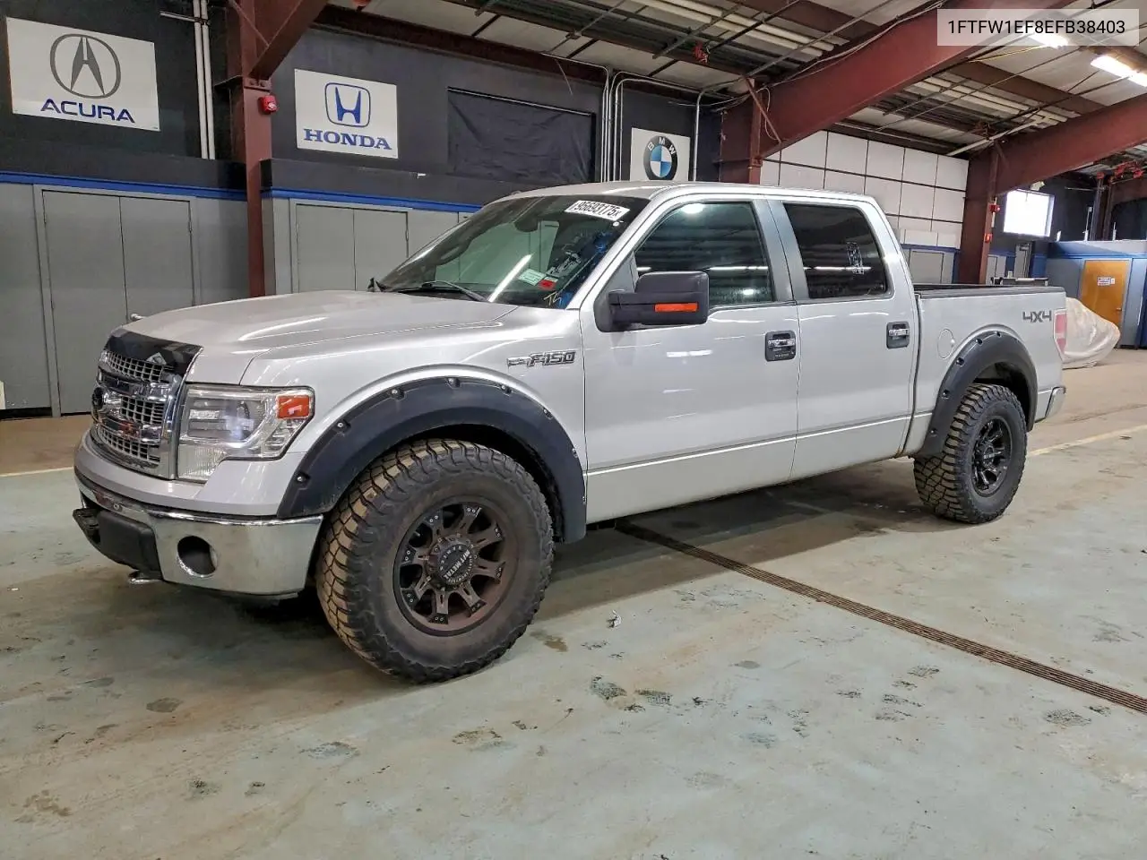 1FTFW1EF8EFB38403 2014 Ford F150 Supercrew