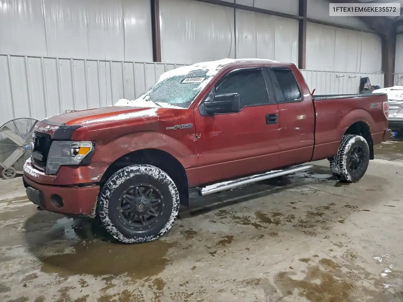 1FTEX1EM6EKE35572 2014 Ford F150 Super Cab