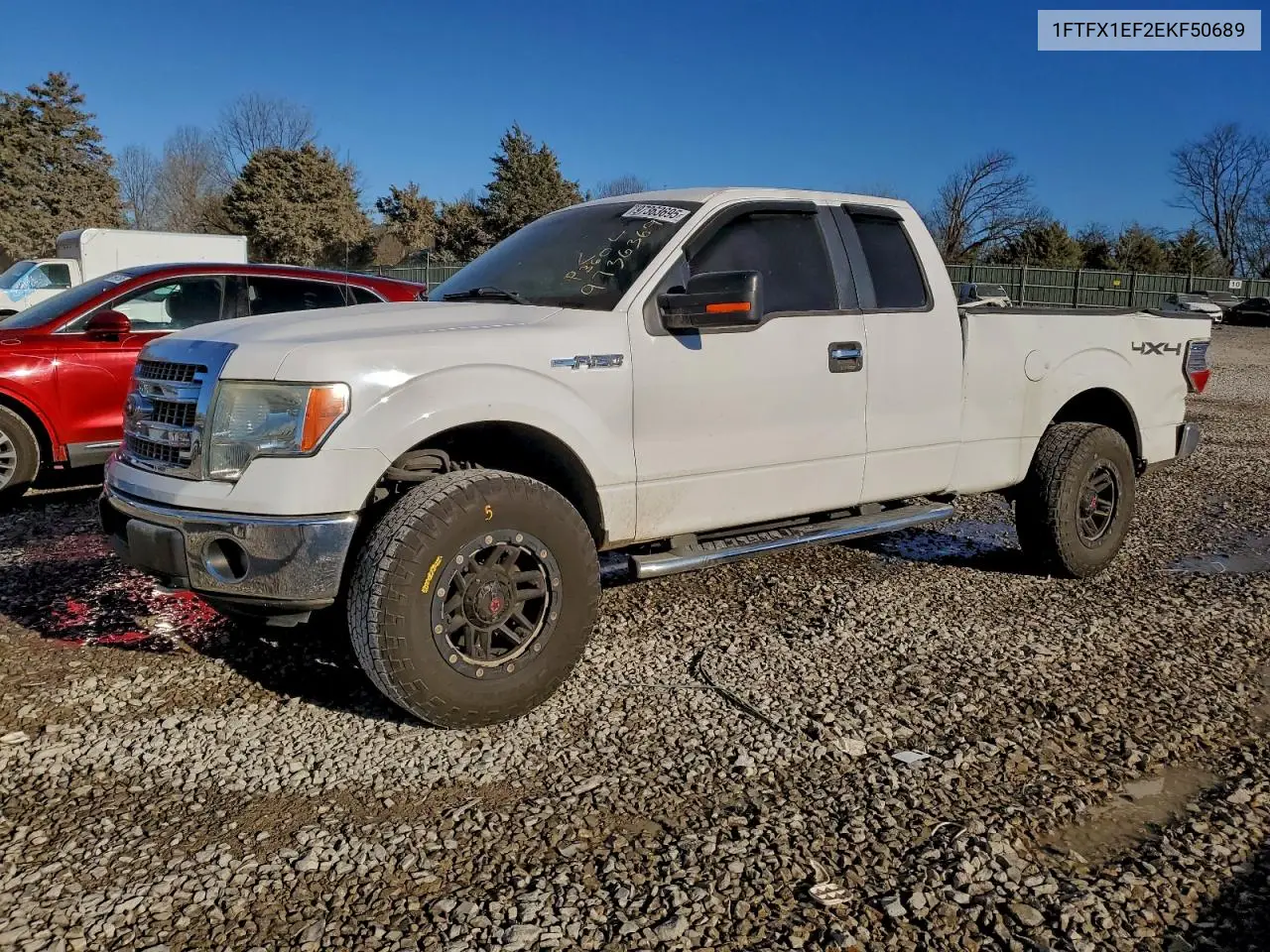 1FTFX1EF2EKF50689 2014 Ford F150 Super Cab