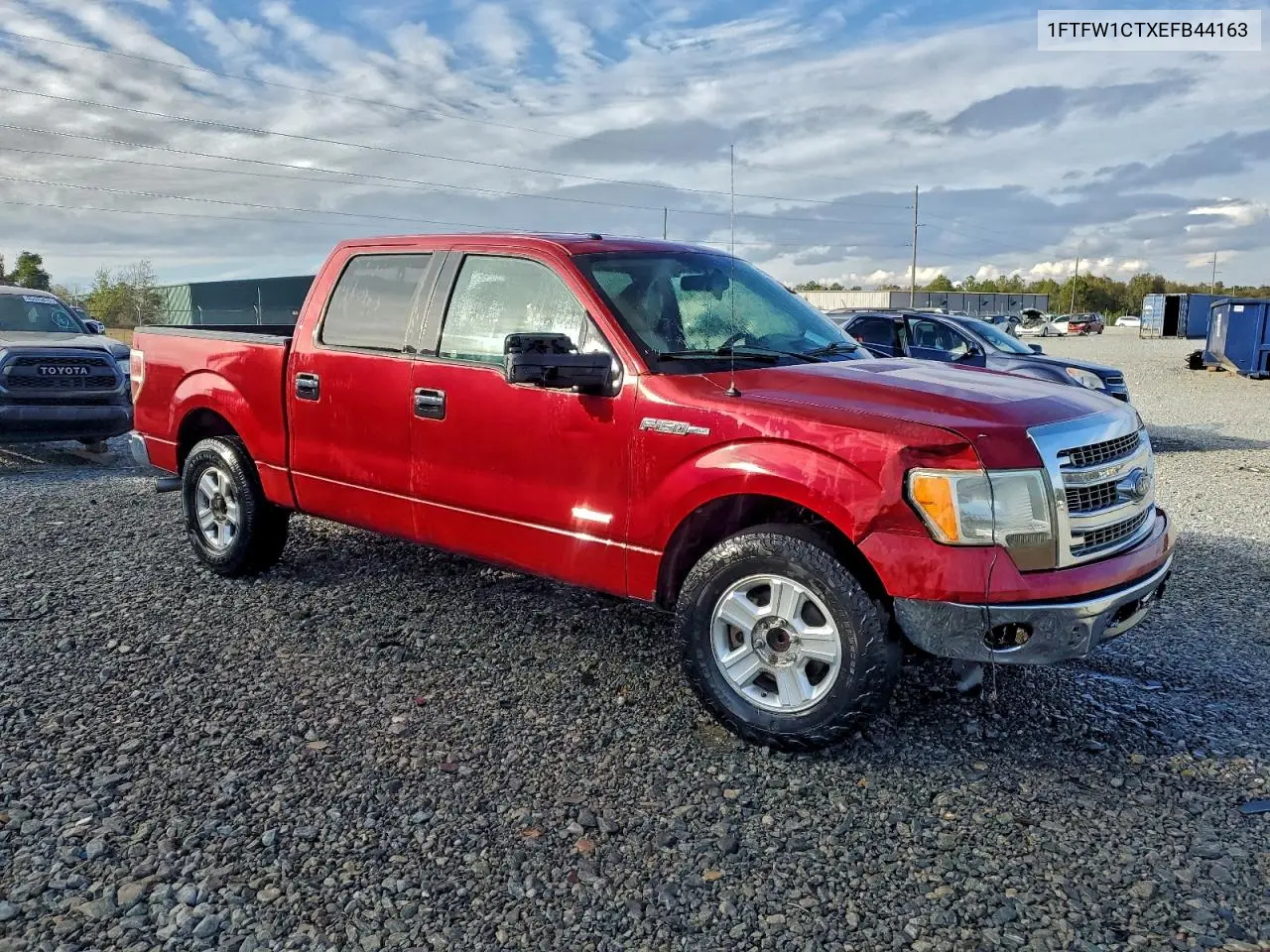 1FTFW1CTXEFB44163 2014 Ford F150 Supercrew