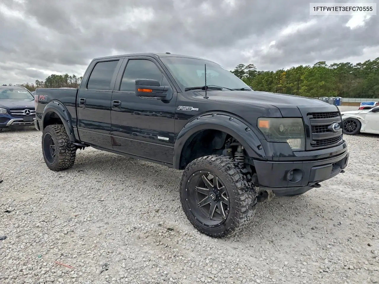 1FTFW1ET3EFC70555 2014 Ford F150 Supercrew