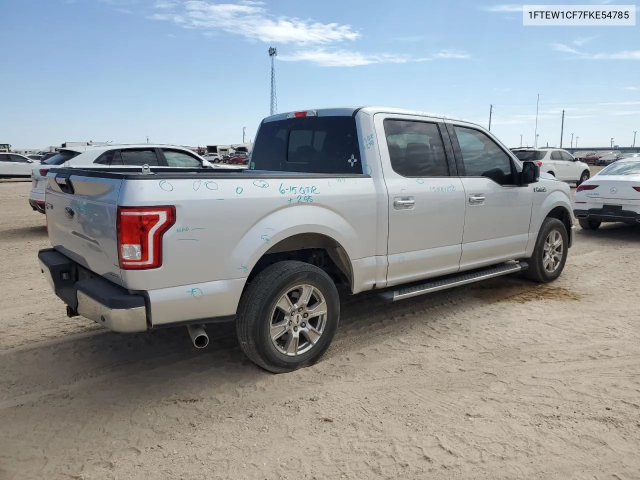 1FTEW1CF7FKE54785 2015 Ford F150 Supercrew