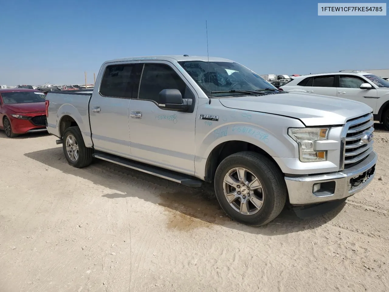 2015 Ford F150 Supercrew VIN: 1FTEW1CF7FKE54785 Lot: 72092834