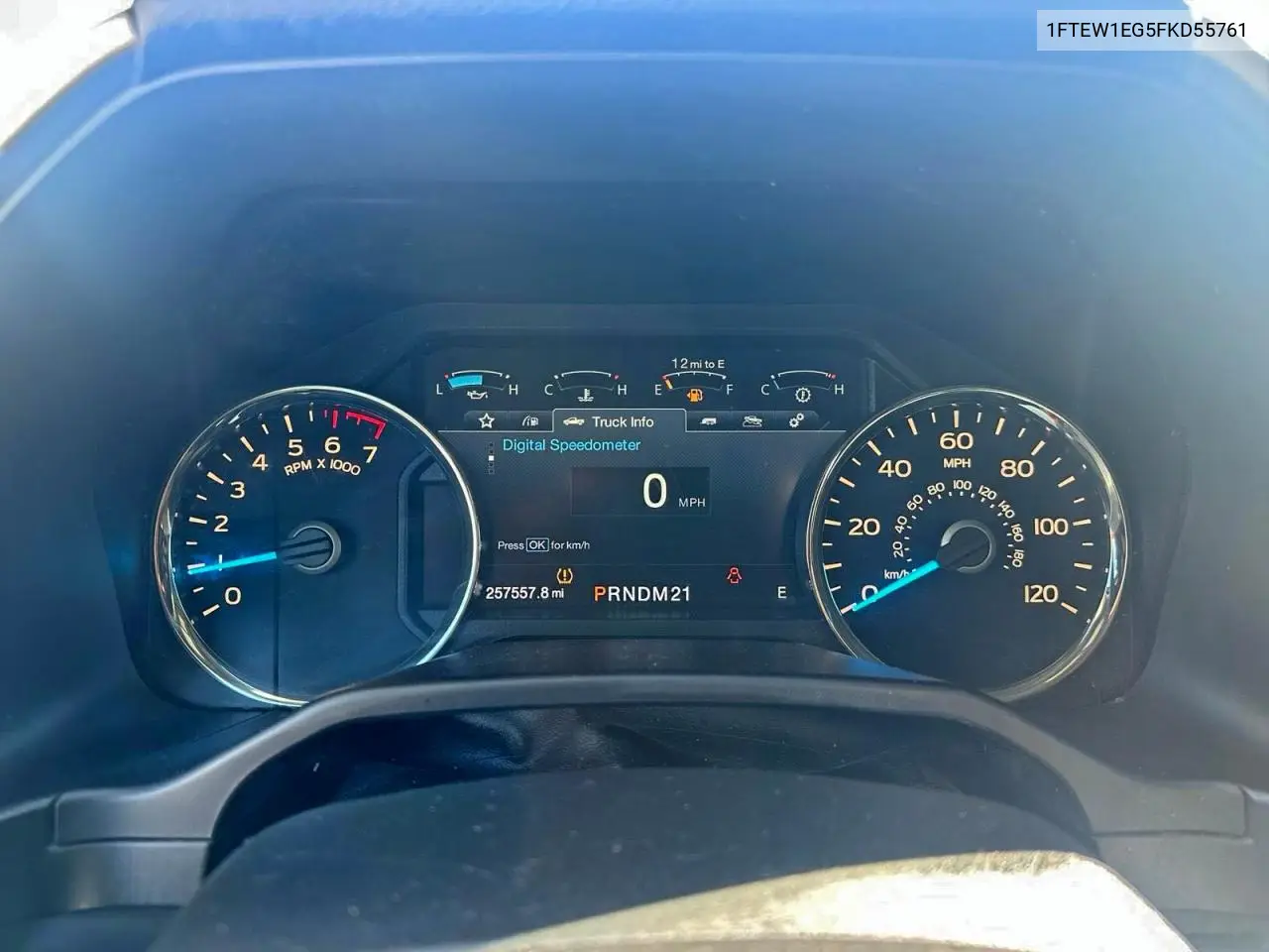 1FTEW1EG5FKD55761 2015 Ford F150 Supercrew