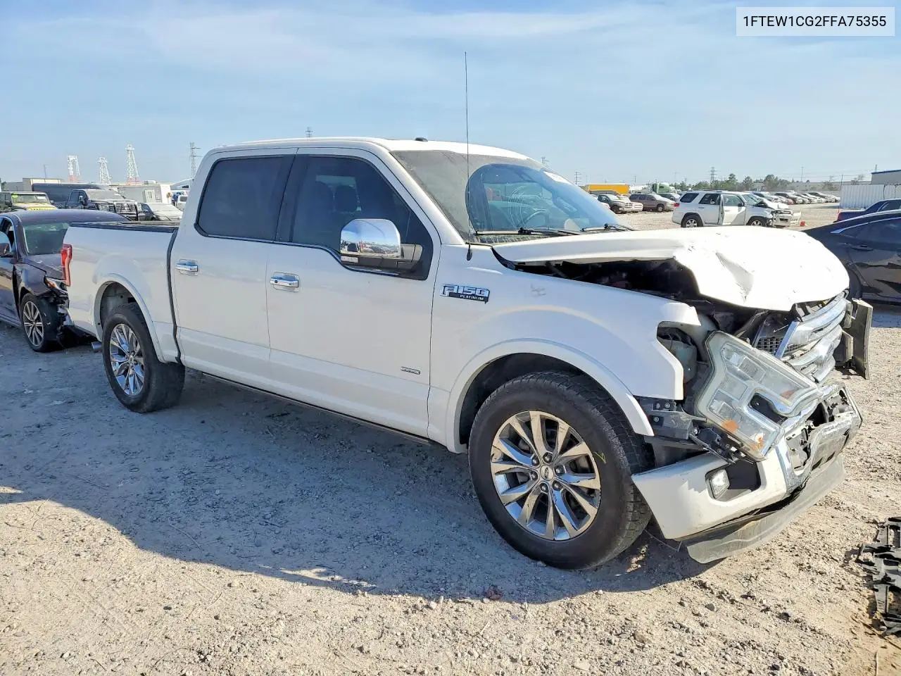 1FTEW1CG2FFA75355 2015 Ford F150 Supercrew