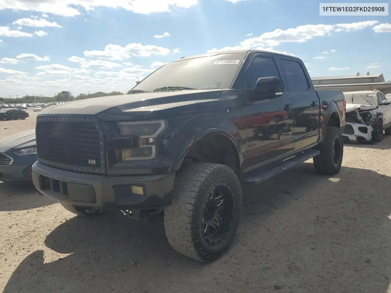 1FTEW1EG2FKD25908 2015 Ford F150 Supercrew