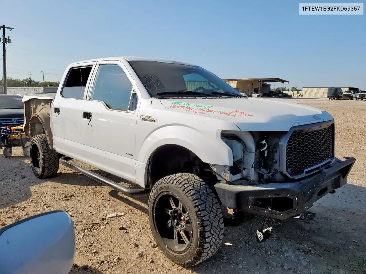 1FTEW1EG2FKD69357 2015 Ford F150 Supercrew