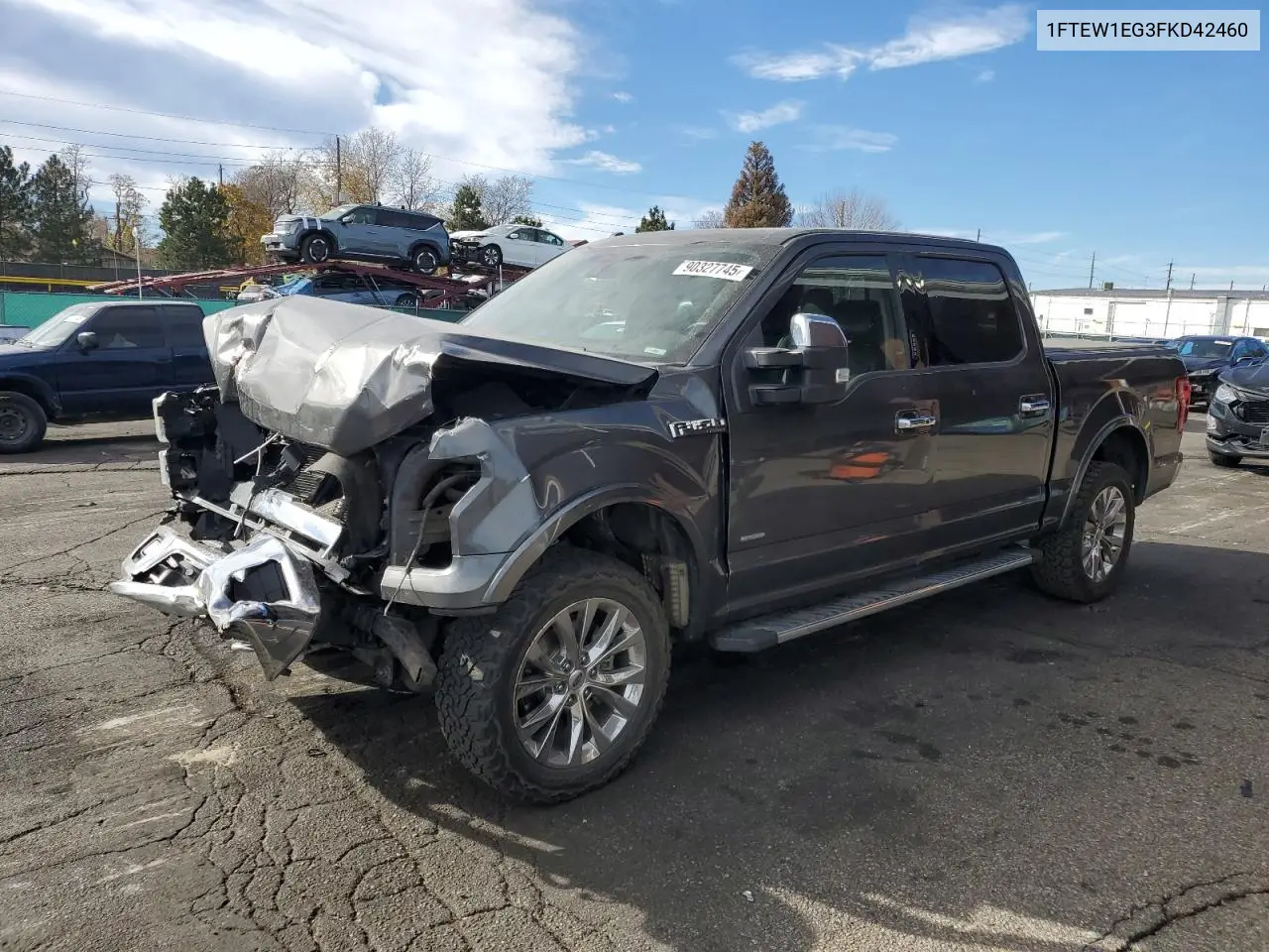 1FTEW1EG3FKD42460 2015 Ford F150 Supercrew