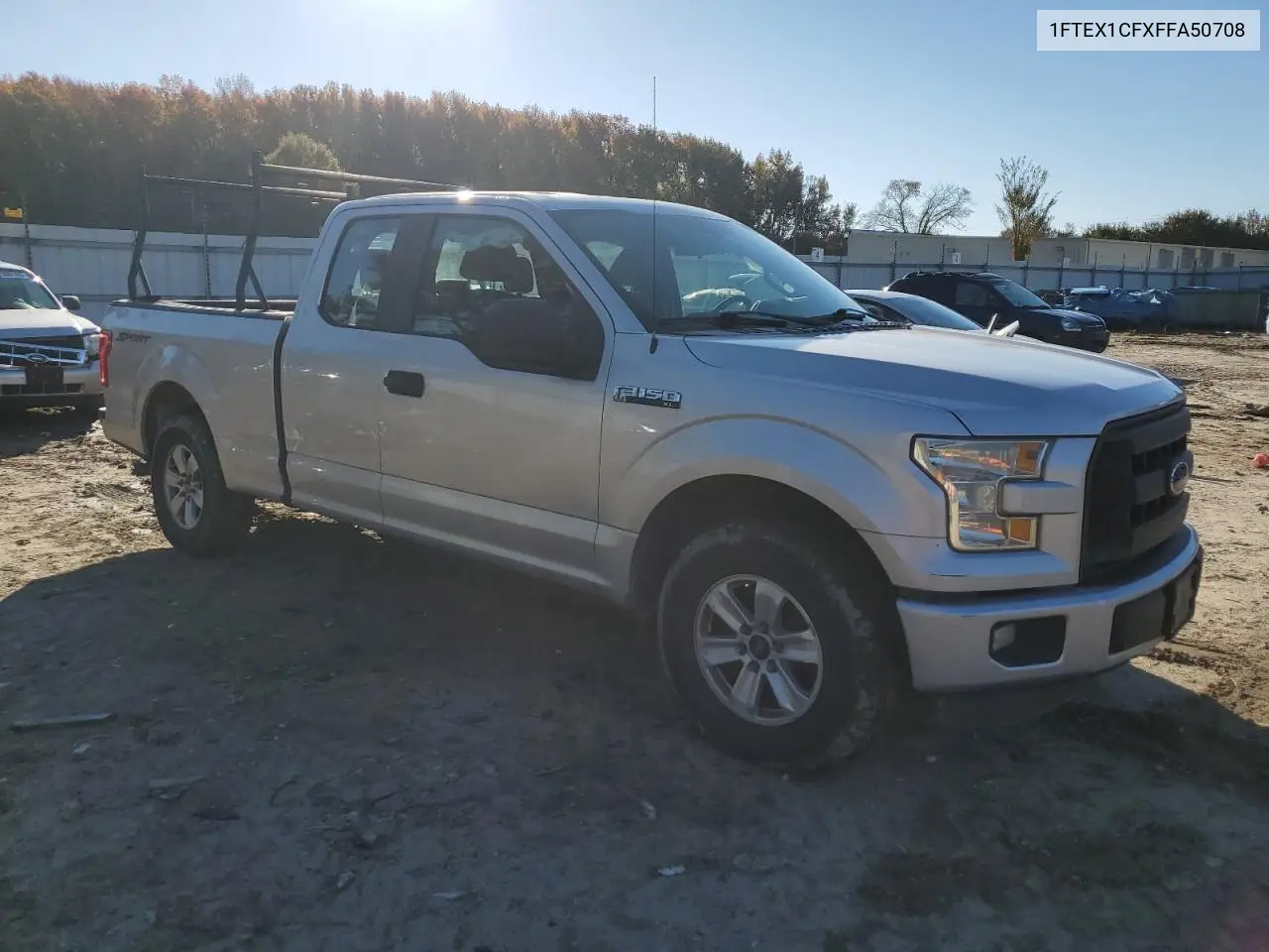 1FTEX1CFXFFA50708 2015 Ford F150 Super Cab