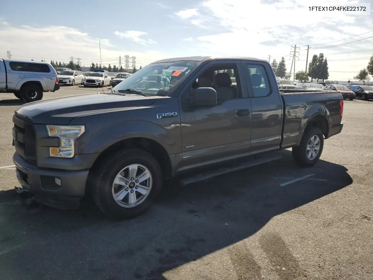 1FTEX1CP4FKE22172 2015 Ford F150 Super Cab