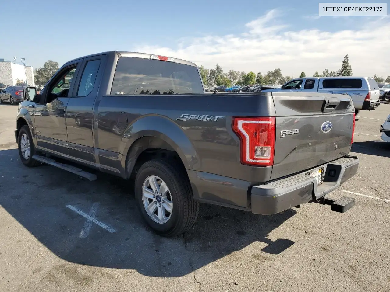 1FTEX1CP4FKE22172 2015 Ford F150 Super Cab