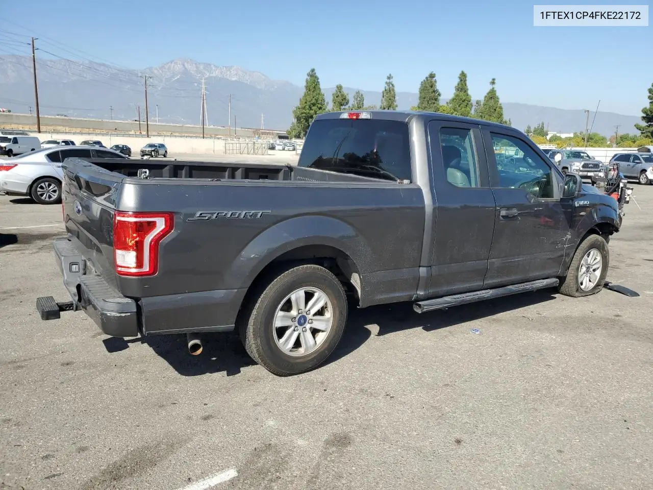 1FTEX1CP4FKE22172 2015 Ford F150 Super Cab