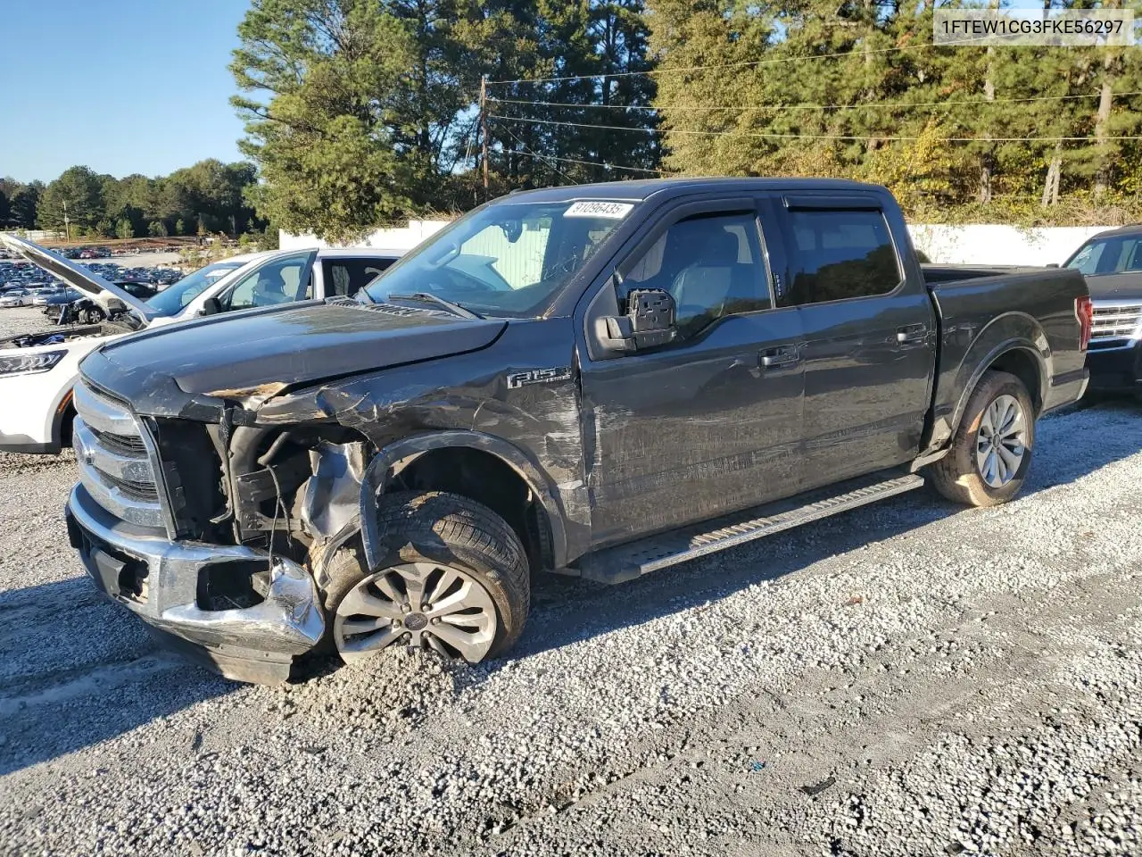 1FTEW1CG3FKE56297 2015 Ford F150 Supercrew