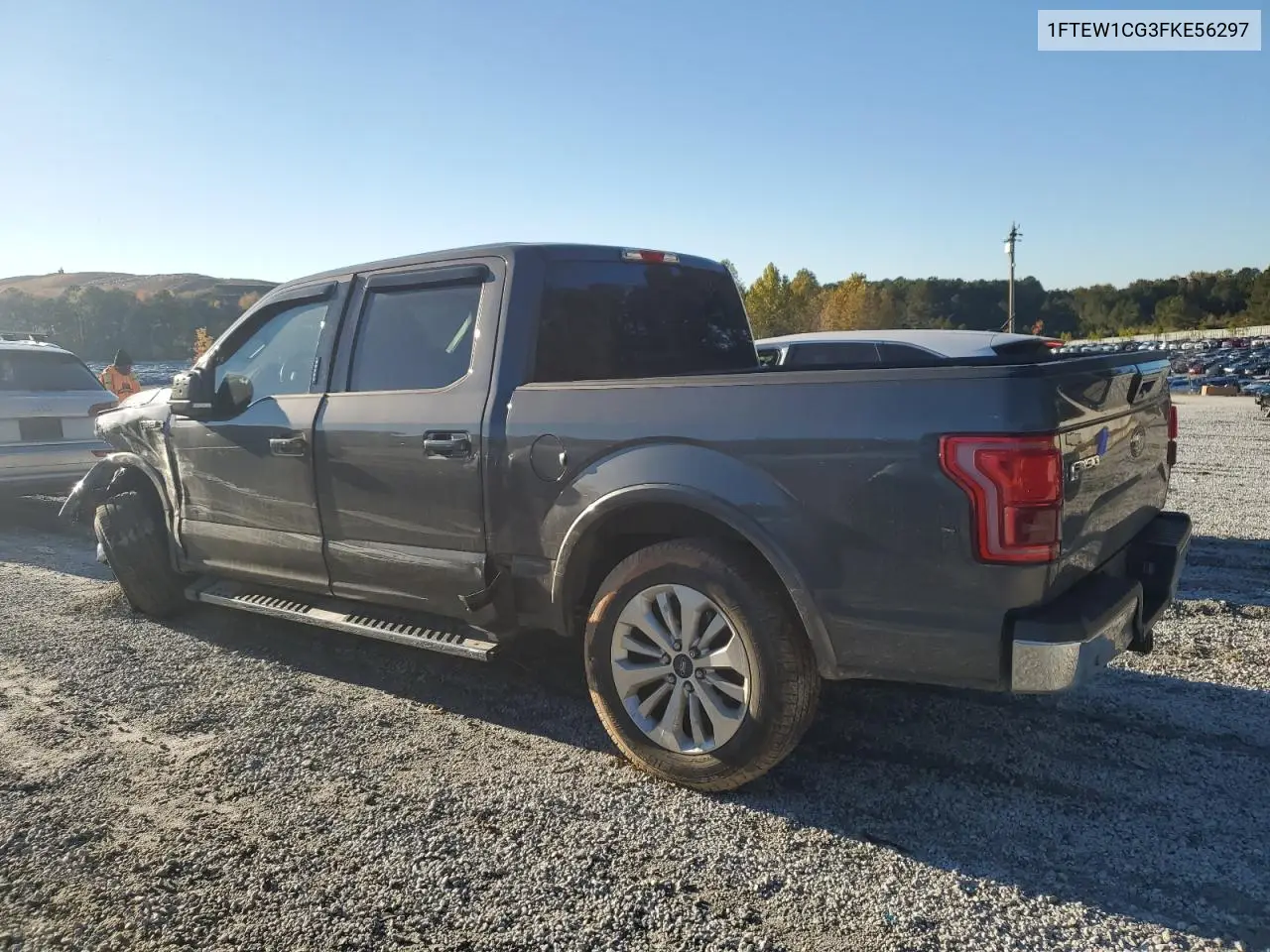 1FTEW1CG3FKE56297 2015 Ford F150 Supercrew