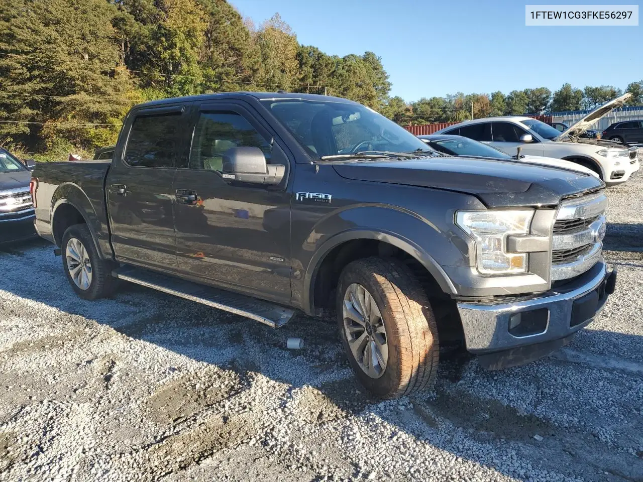 1FTEW1CG3FKE56297 2015 Ford F150 Supercrew