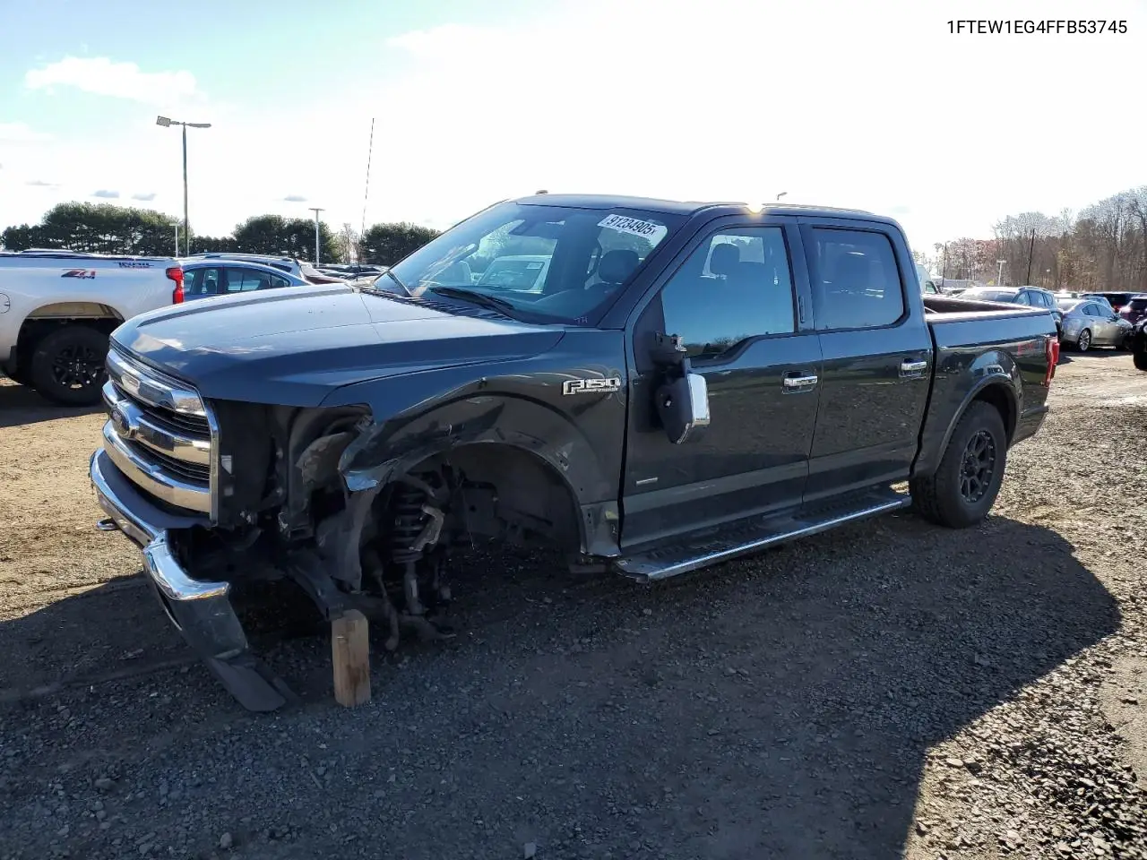 1FTEW1EG4FFB53745 2015 Ford F150 Supercrew