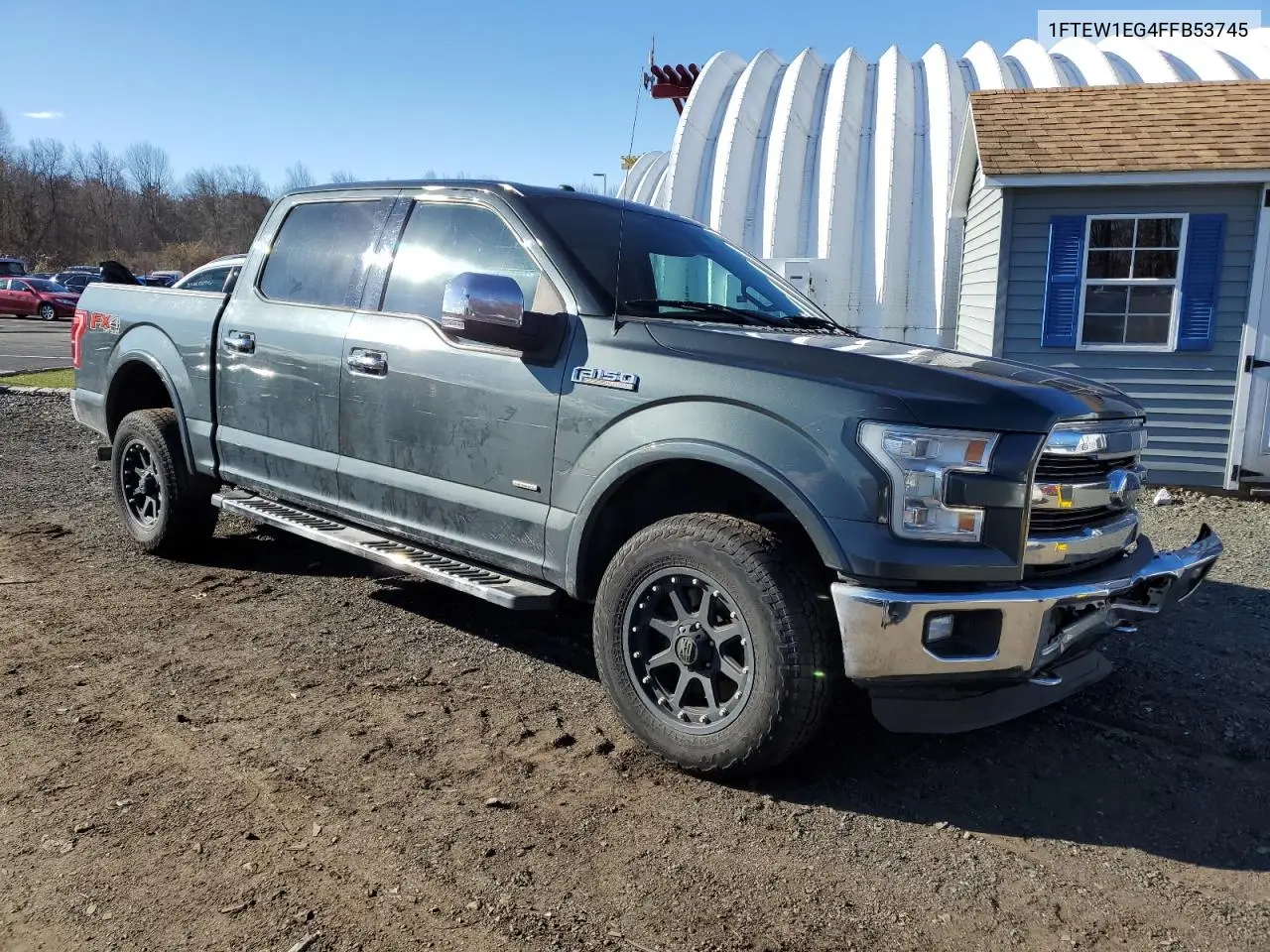1FTEW1EG4FFB53745 2015 Ford F150 Supercrew