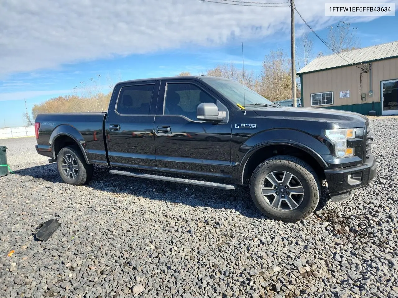 1FTFW1EF6FFB43634 2015 Ford F150 Supercrew