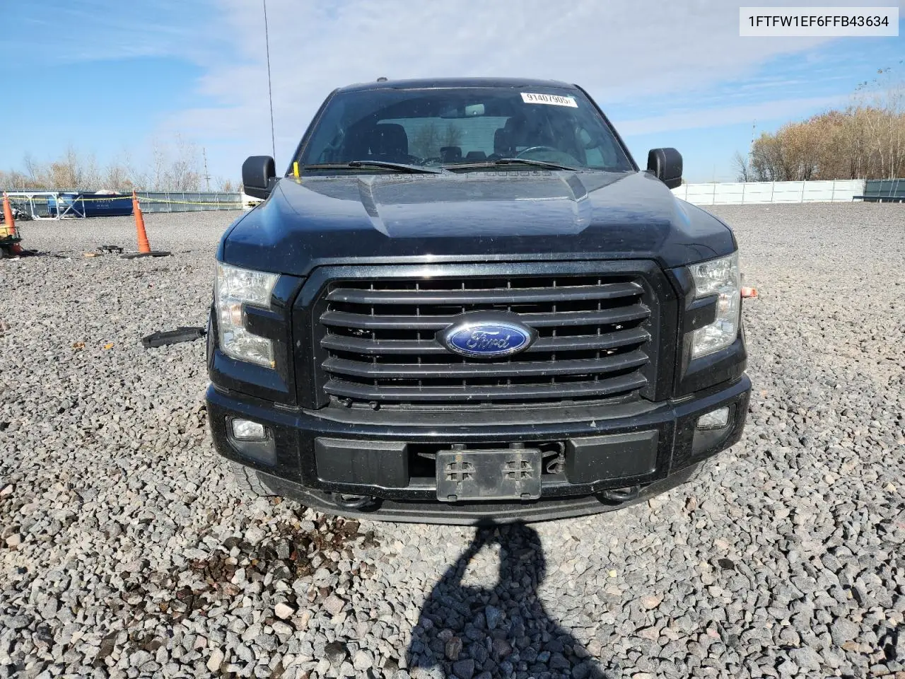 1FTFW1EF6FFB43634 2015 Ford F150 Supercrew