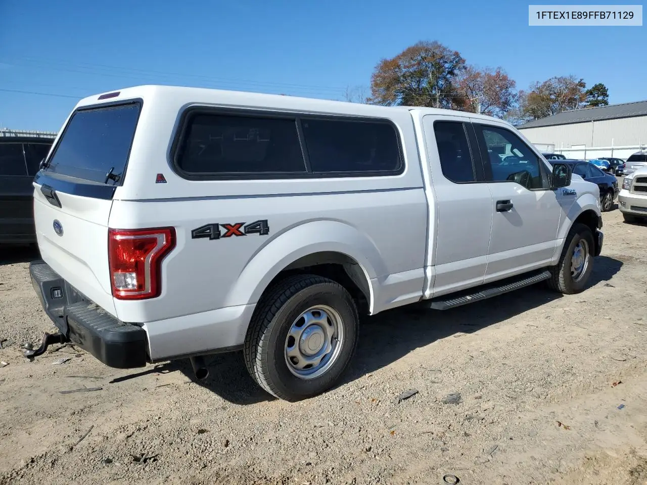 1FTEX1E89FFB71129 2015 Ford F150 Super Cab