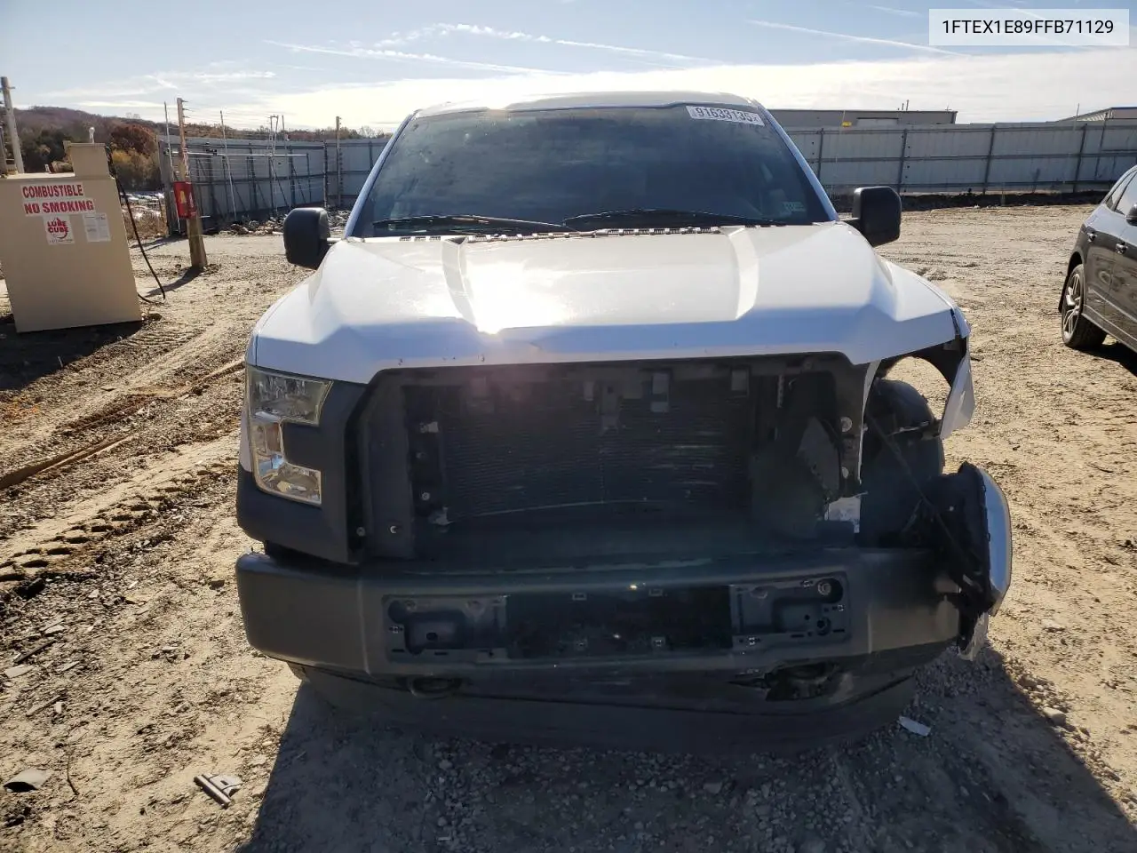 1FTEX1E89FFB71129 2015 Ford F150 Super Cab
