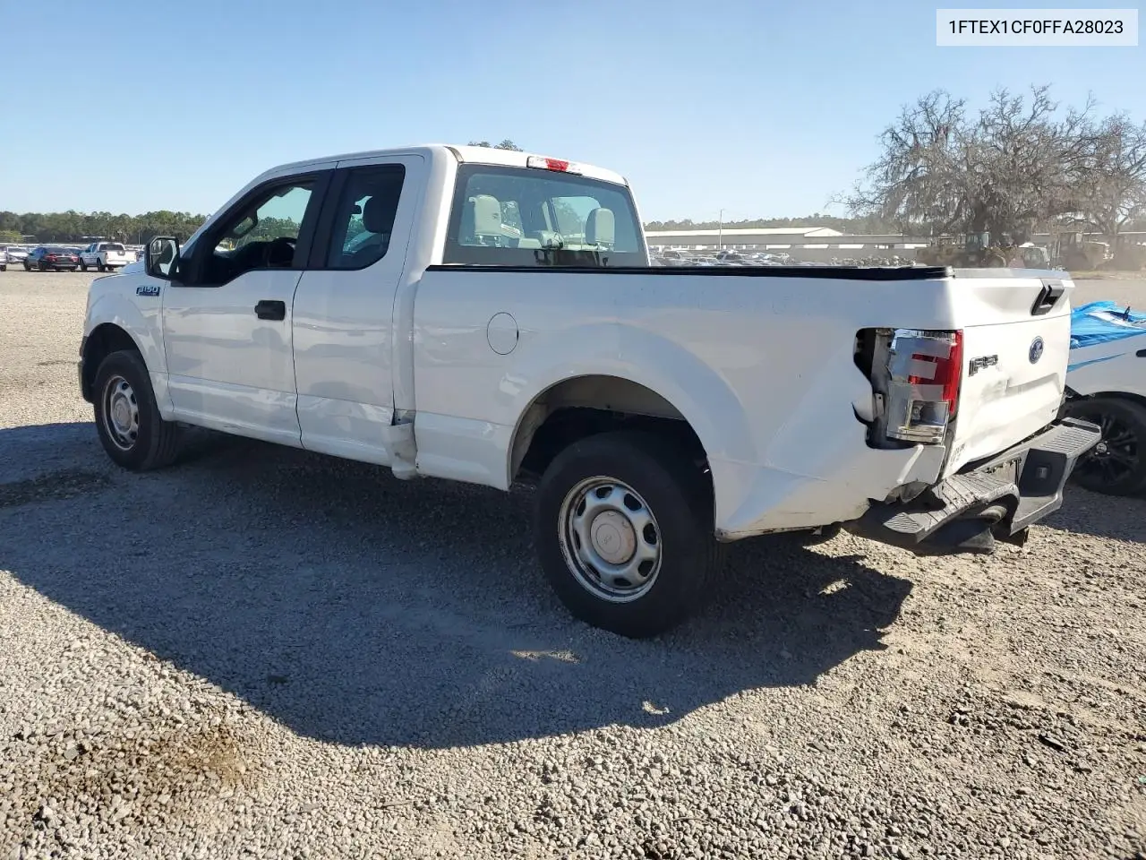 1FTEX1CF0FFA28023 2015 Ford F150 Super Cab