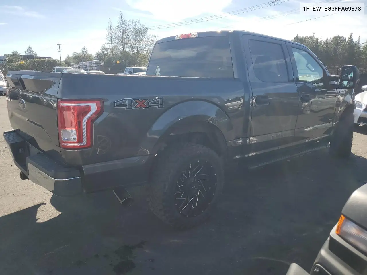 1FTEW1EG3FFA59873 2015 Ford F150 Supercrew