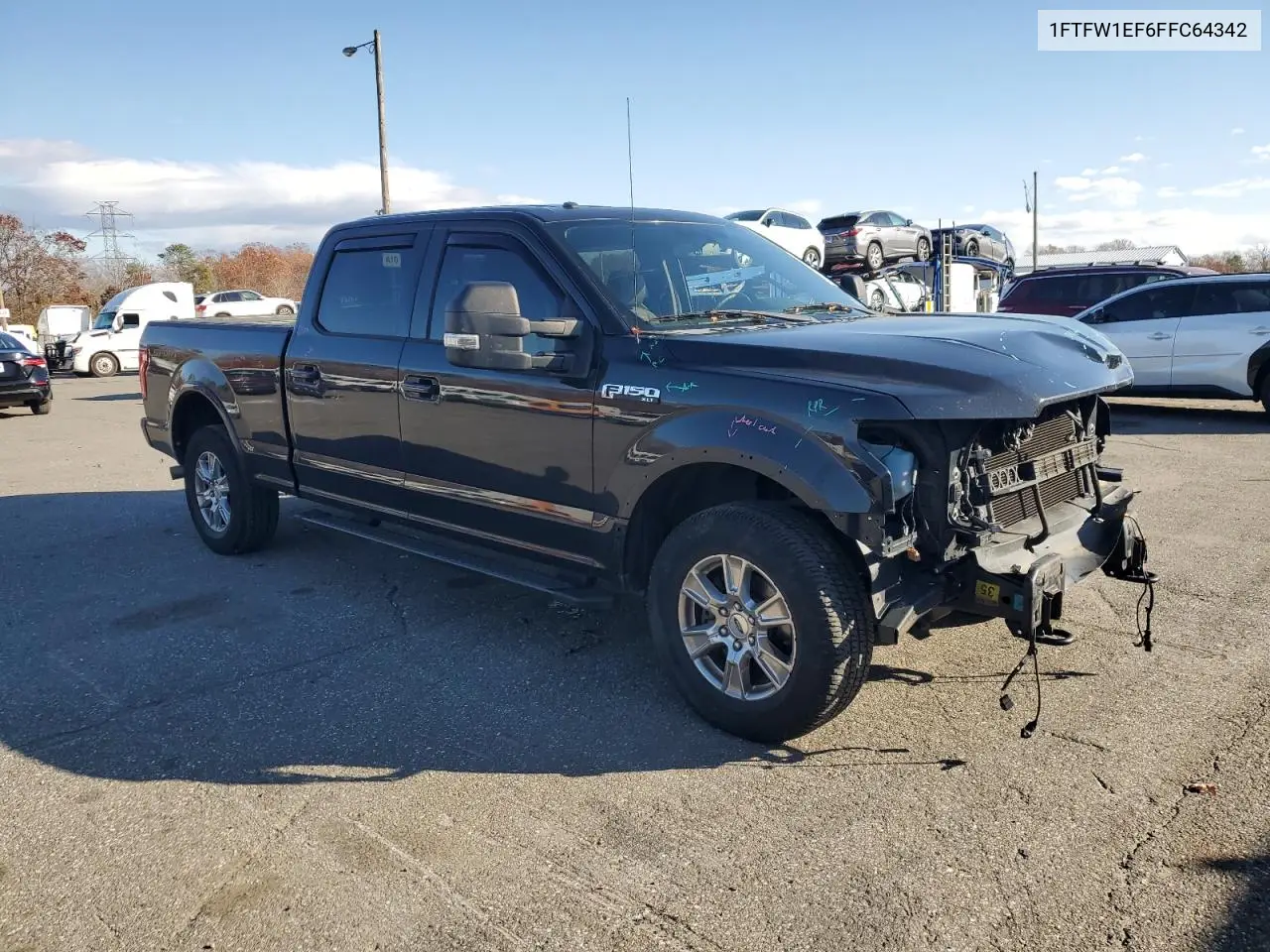 1FTFW1EF6FFC64342 2015 Ford F150 Supercrew