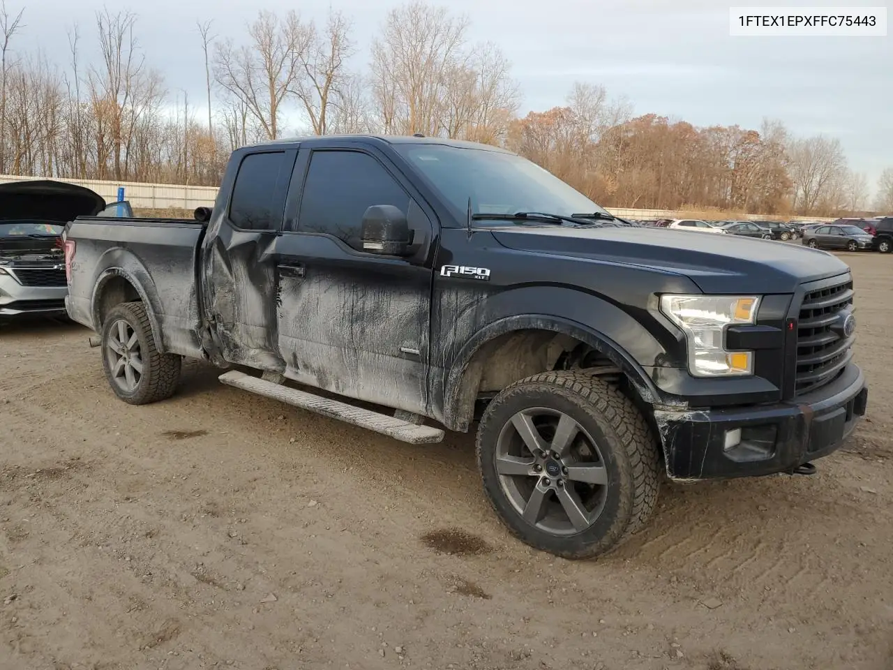 1FTEX1EPXFFC75443 2015 Ford F150 Super Cab