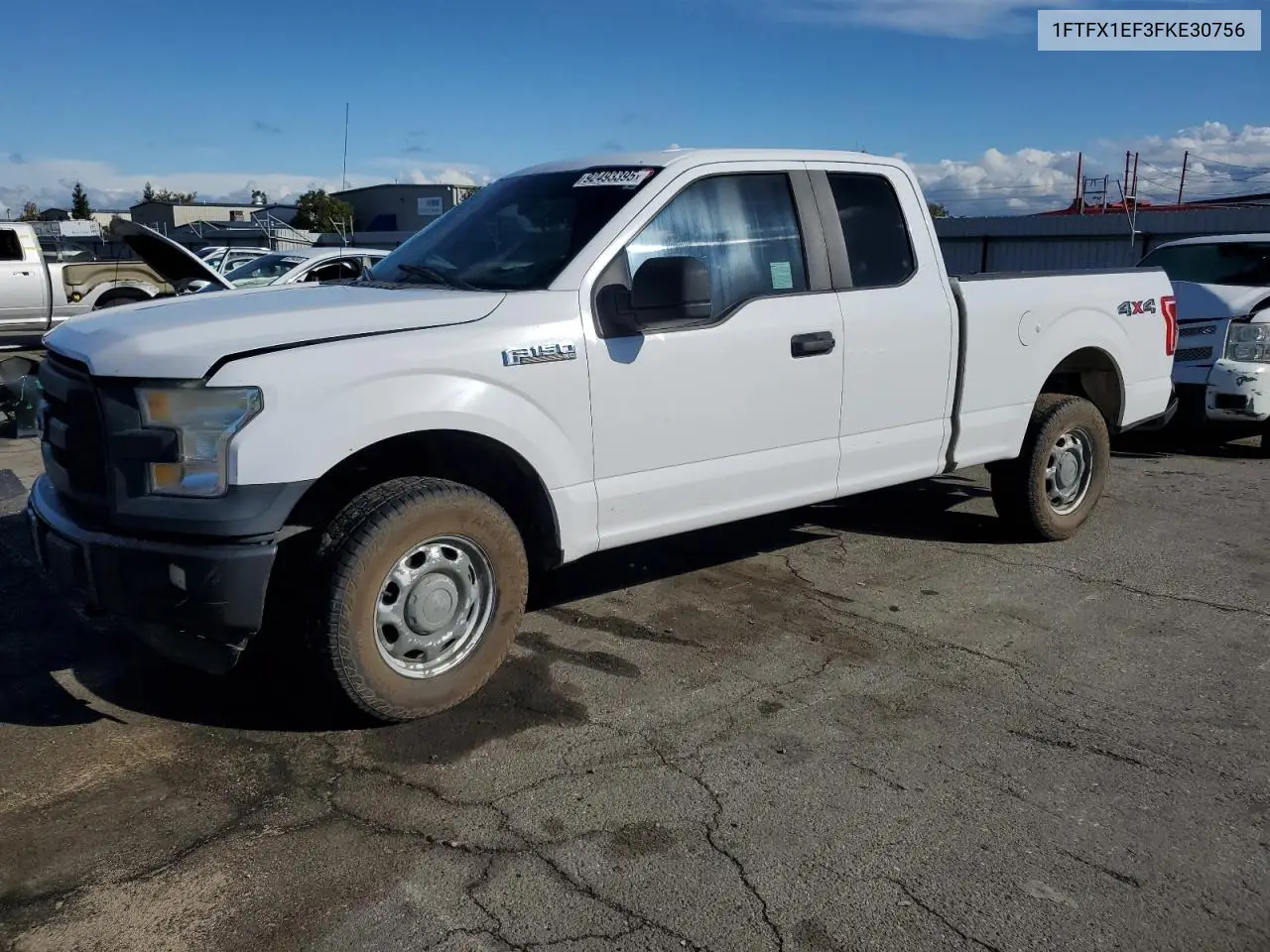 1FTFX1EF3FKE30756 2015 Ford F150 Super Cab
