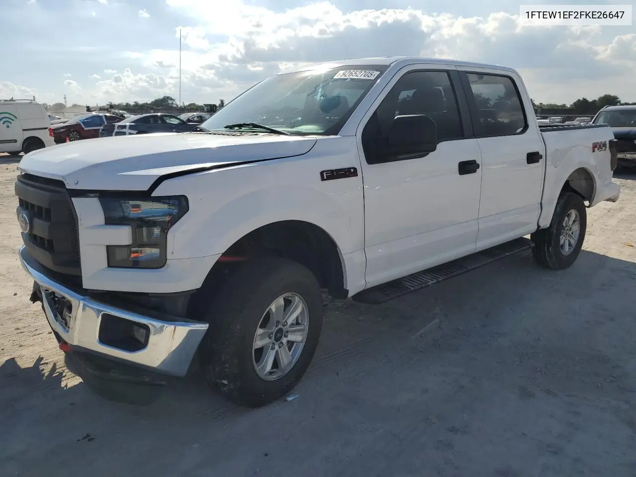 1FTEW1EF2FKE26647 2015 Ford F150 Supercrew