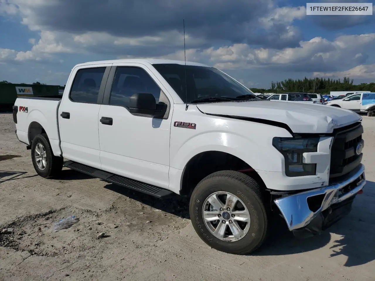 1FTEW1EF2FKE26647 2015 Ford F150 Supercrew