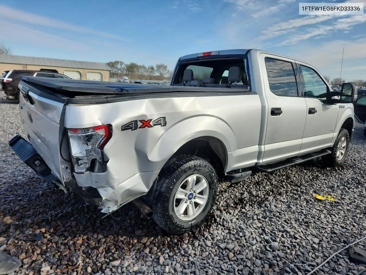 1FTFW1EG6FKD33336 2015 Ford F150 Supercrew
